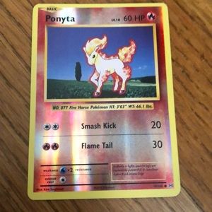 Foil Ponyta card